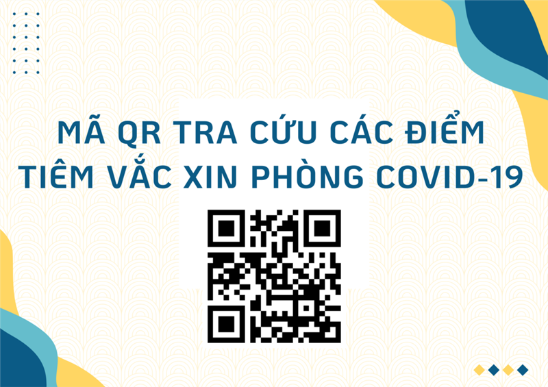 Mã QR tra cứu các điểm tiêm vắc xin phòng COVID-19